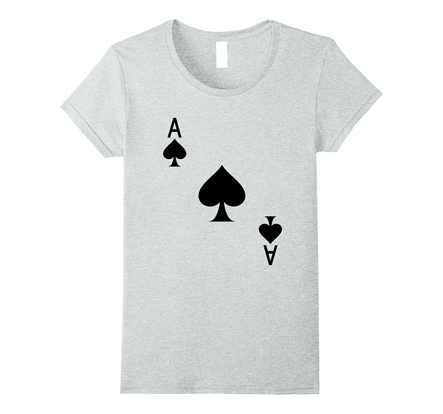 Ace Of Spades T-Shirt Playing Card Tee | Halloween Costume T