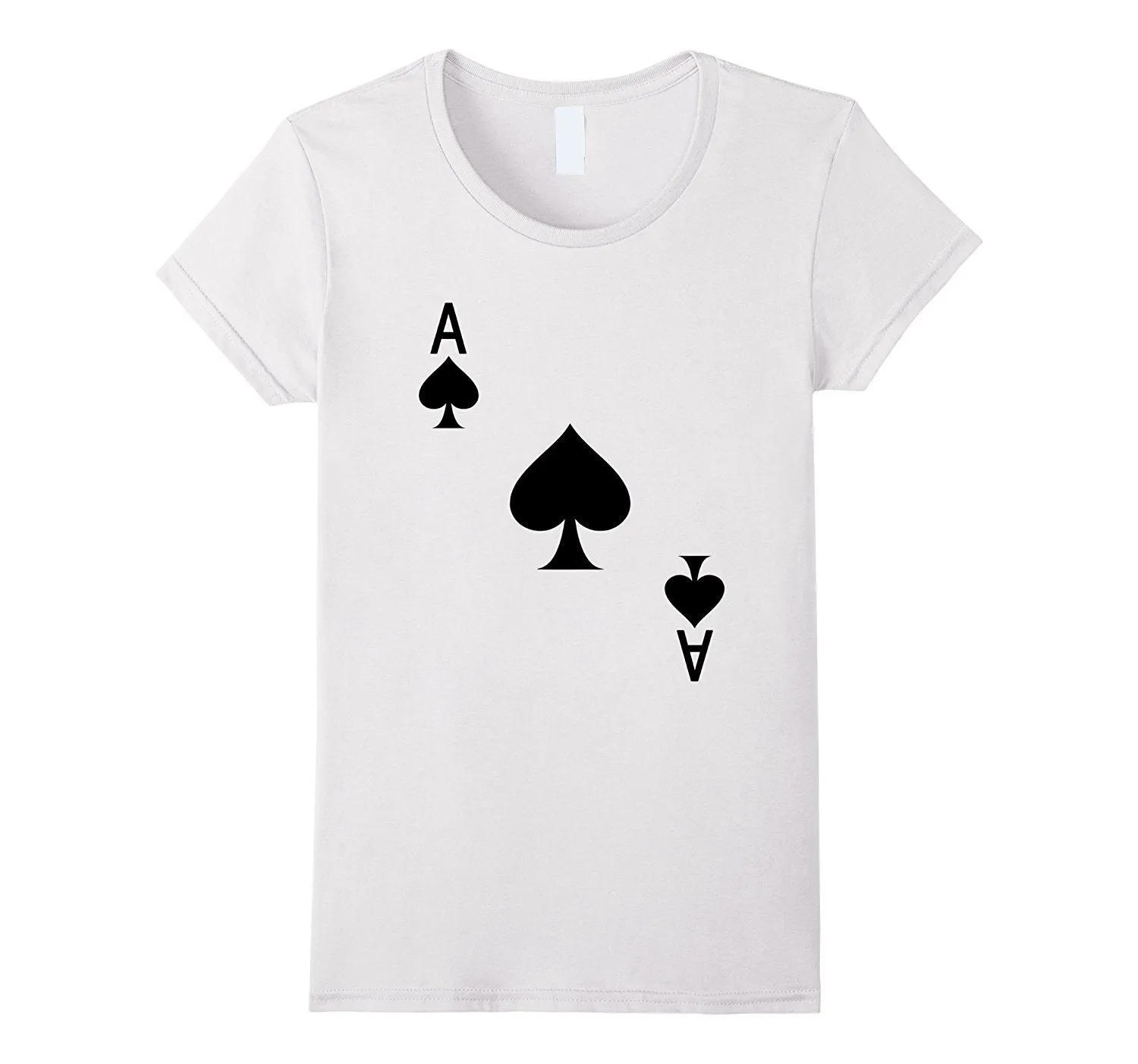 Ace Of Spades T-Shirt Playing Card Tee | Halloween Costume T