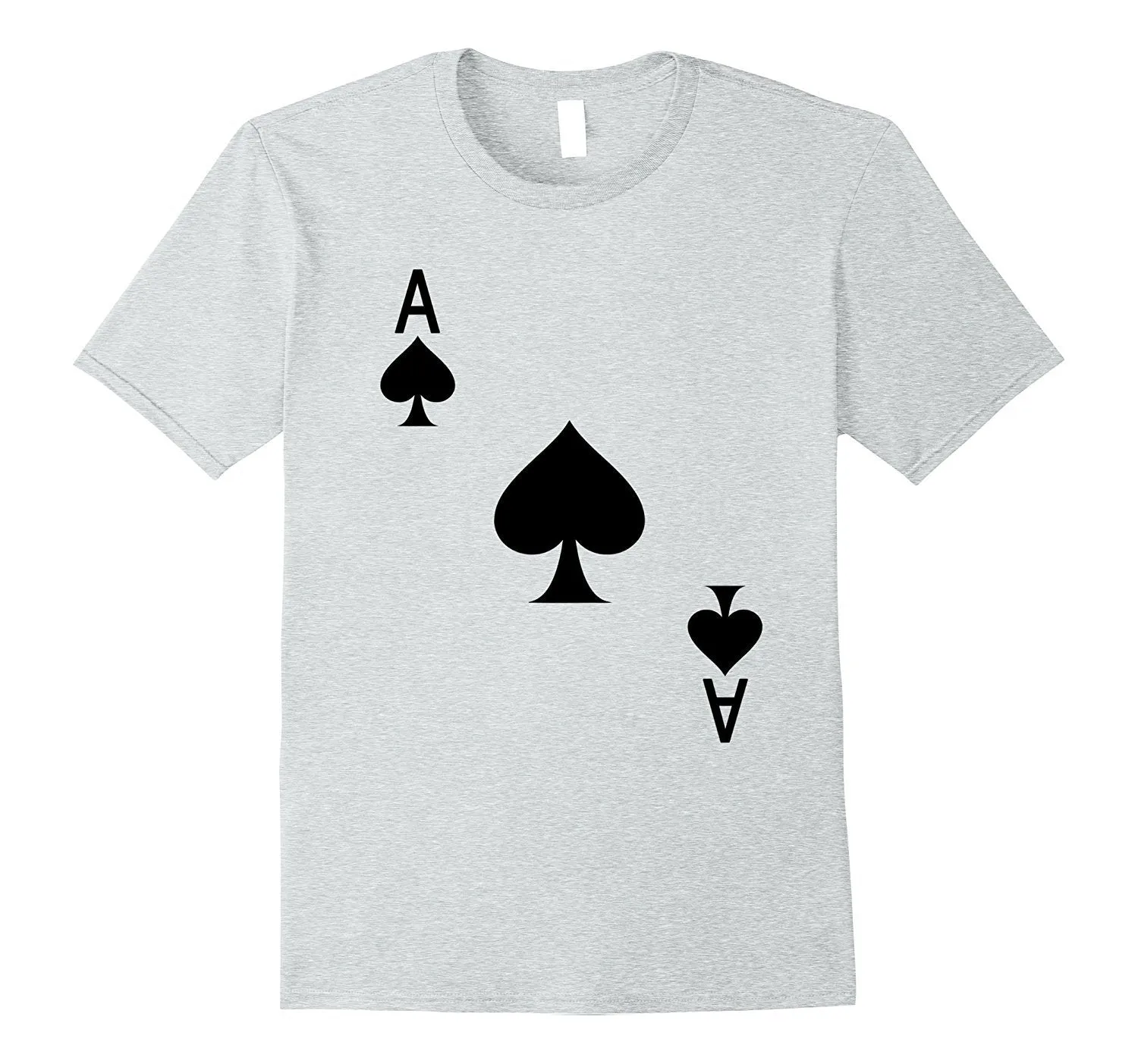 Ace Of Spades T-Shirt Playing Card Tee | Halloween Costume T