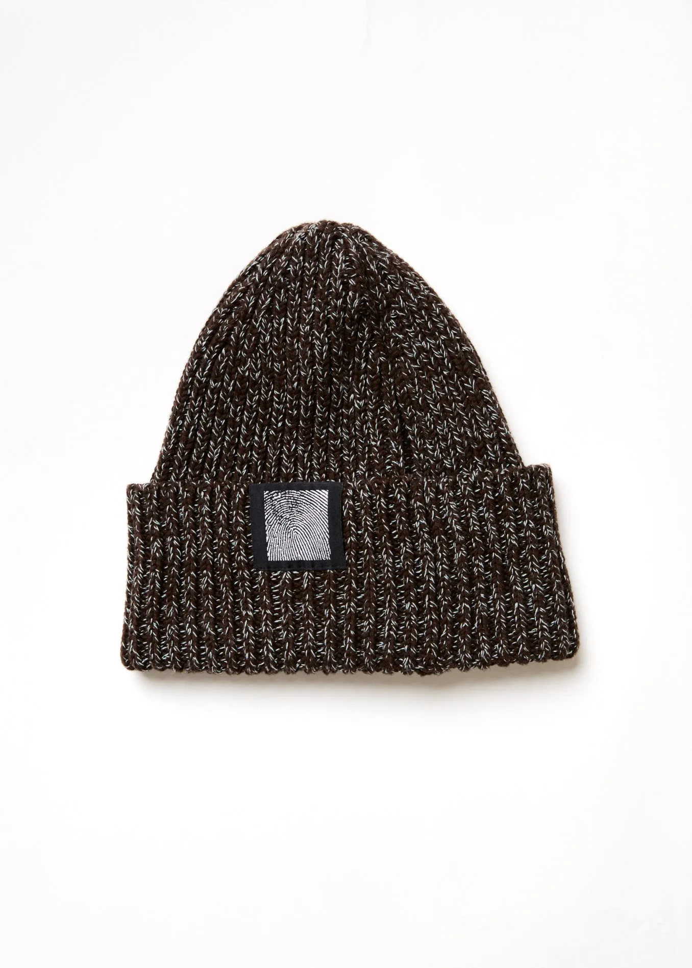 AFENDS Unisex Solace - Unisex Knitted Beanie - Coffee