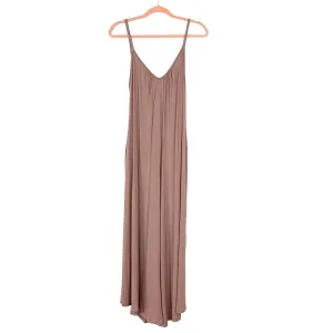 Agnes & Dora Mauve Gathered V-Neck Jumpsuit NWT- Size S (4-6)