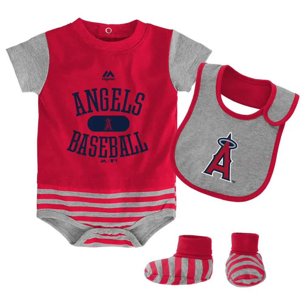 Angels Baby Bodysuit, Bib and Bootie Set