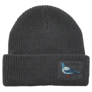 ANTIHERO LIL PIGEON CUFF BEANIE CHARCOAL