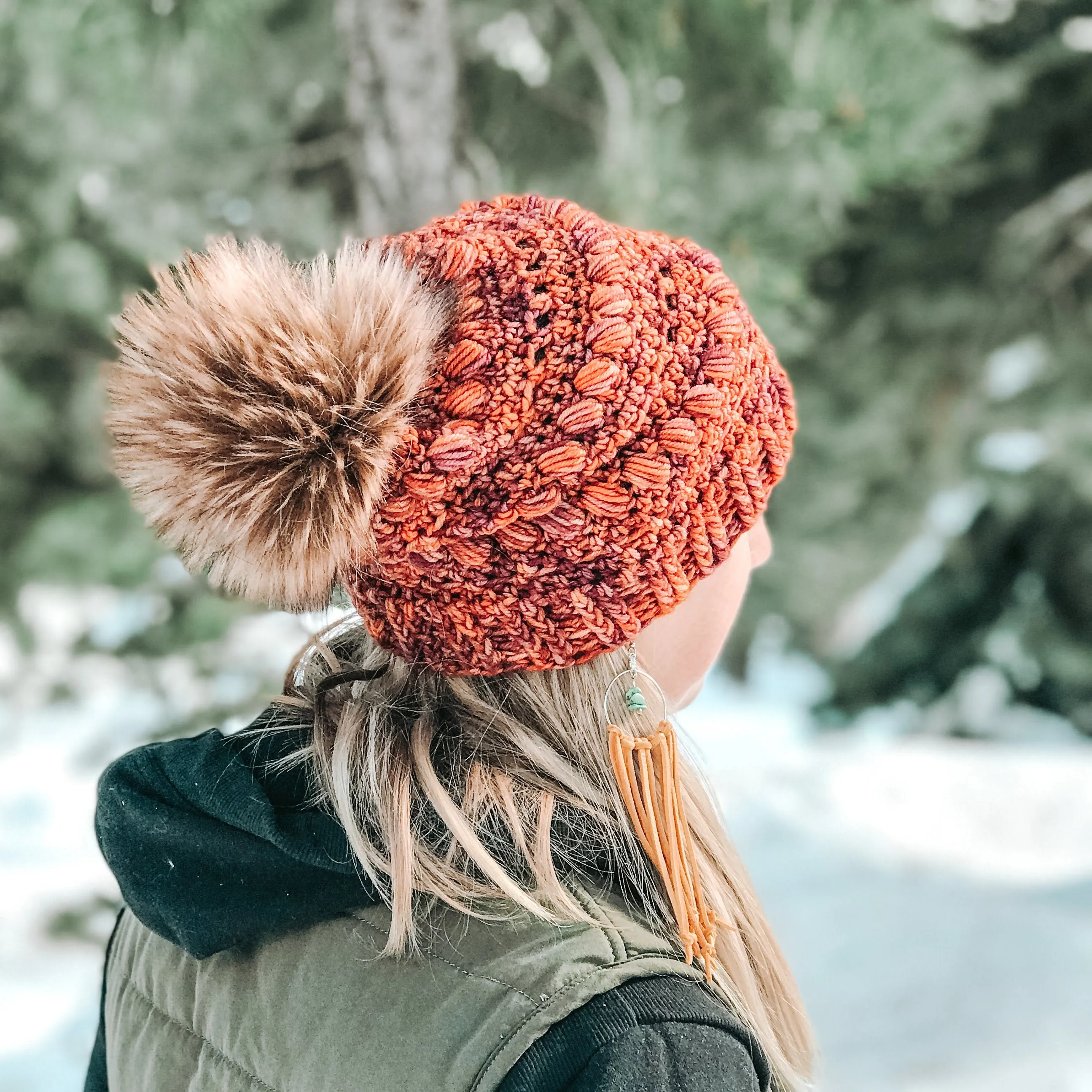 Azalea Beanie Crochet Pattern