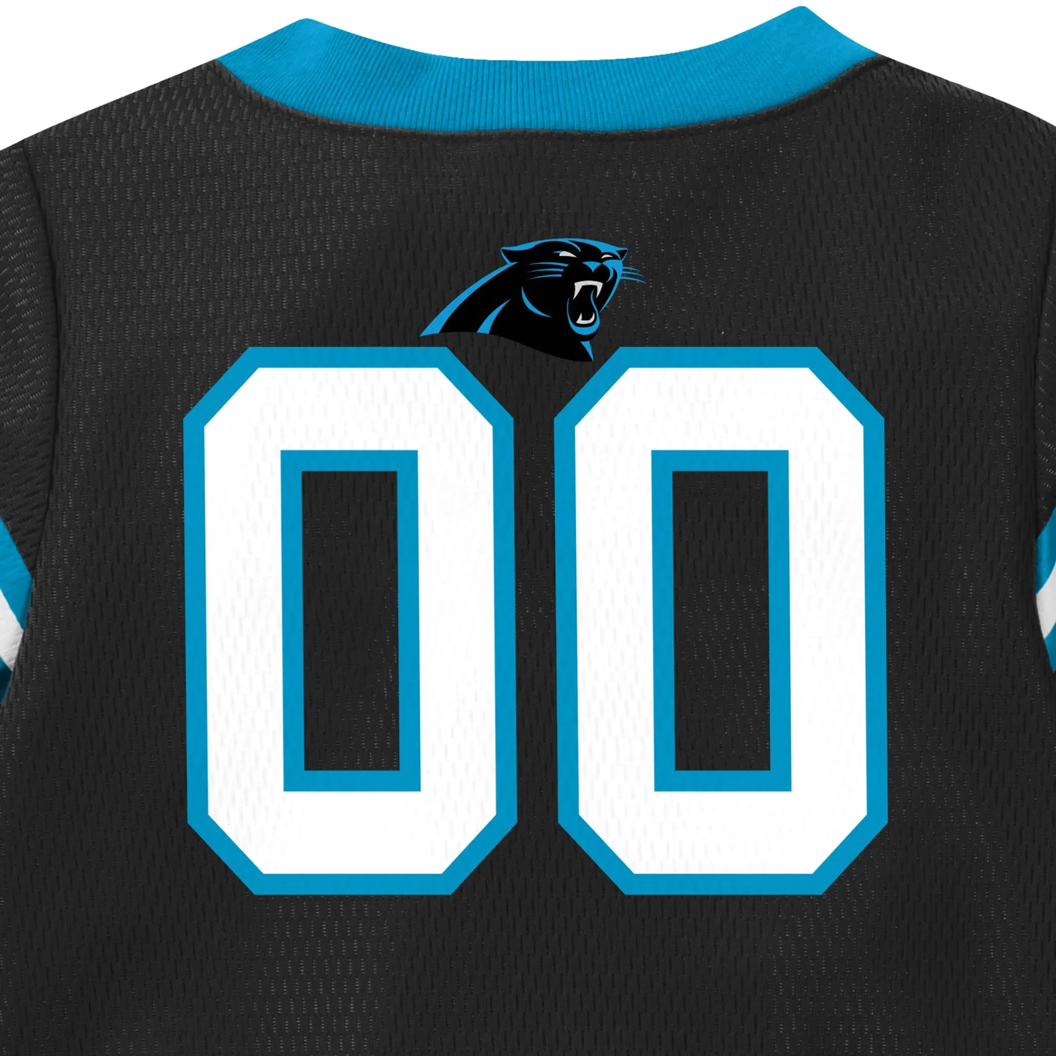 Baby Boys Panthers Short Sleeve Jersey Bodysuit