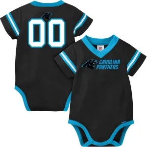 Baby Boys Panthers Short Sleeve Jersey Bodysuit