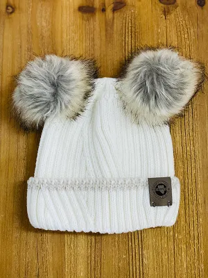 Baby Pom Ribbed Beanie