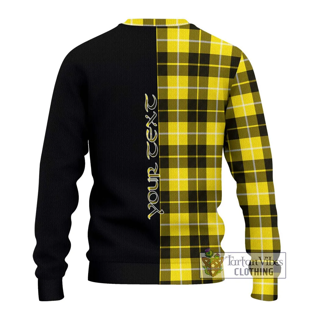 Barclay Dress Modern Tartan Ugly Sweater with Family Crest and Half Of Me Style