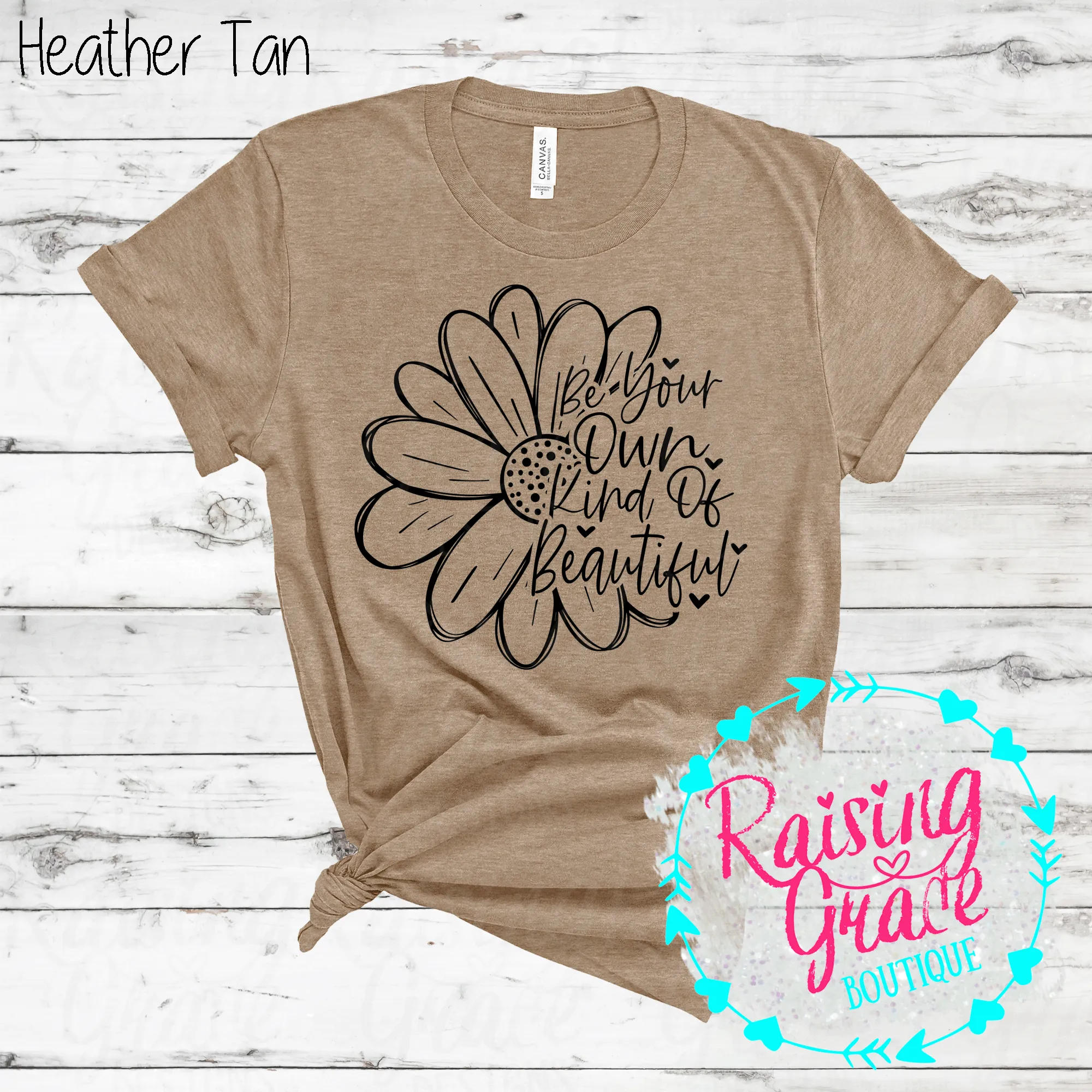 Be Your Own Kind of Beautiful - T-Shirt - (Orange and Browns)