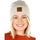 Beanie w/Suede Patch- assorted colors