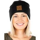 Beanie w/Suede Patch- assorted colors