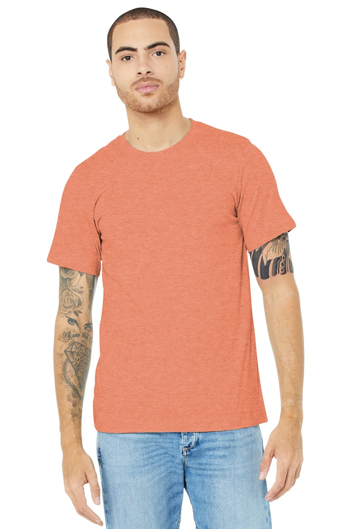 BELLA CANVAS ® Unisex Heather CVC Short Sleeve Tee. BC3001CVC