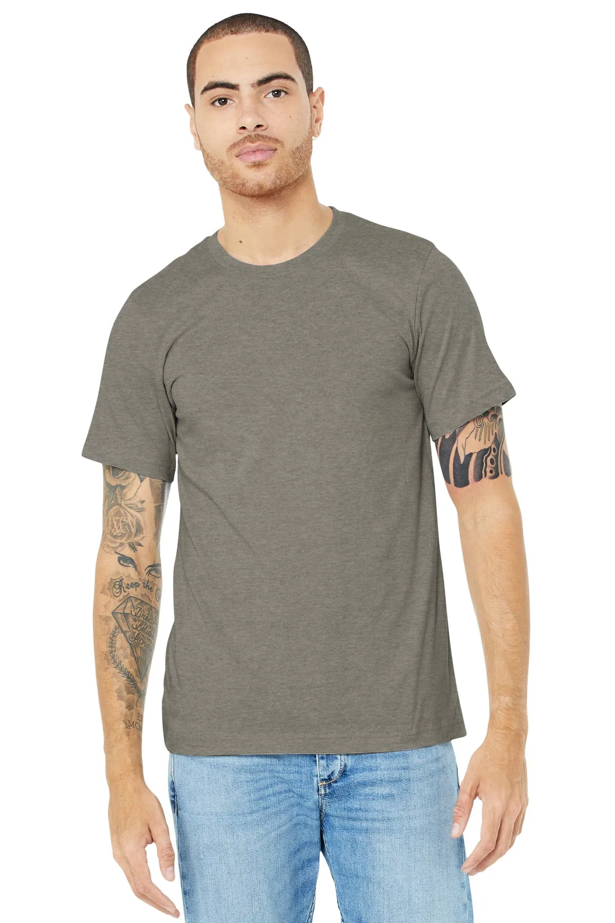 BELLA CANVAS ® Unisex Heather CVC Short Sleeve Tee. BC3001CVC