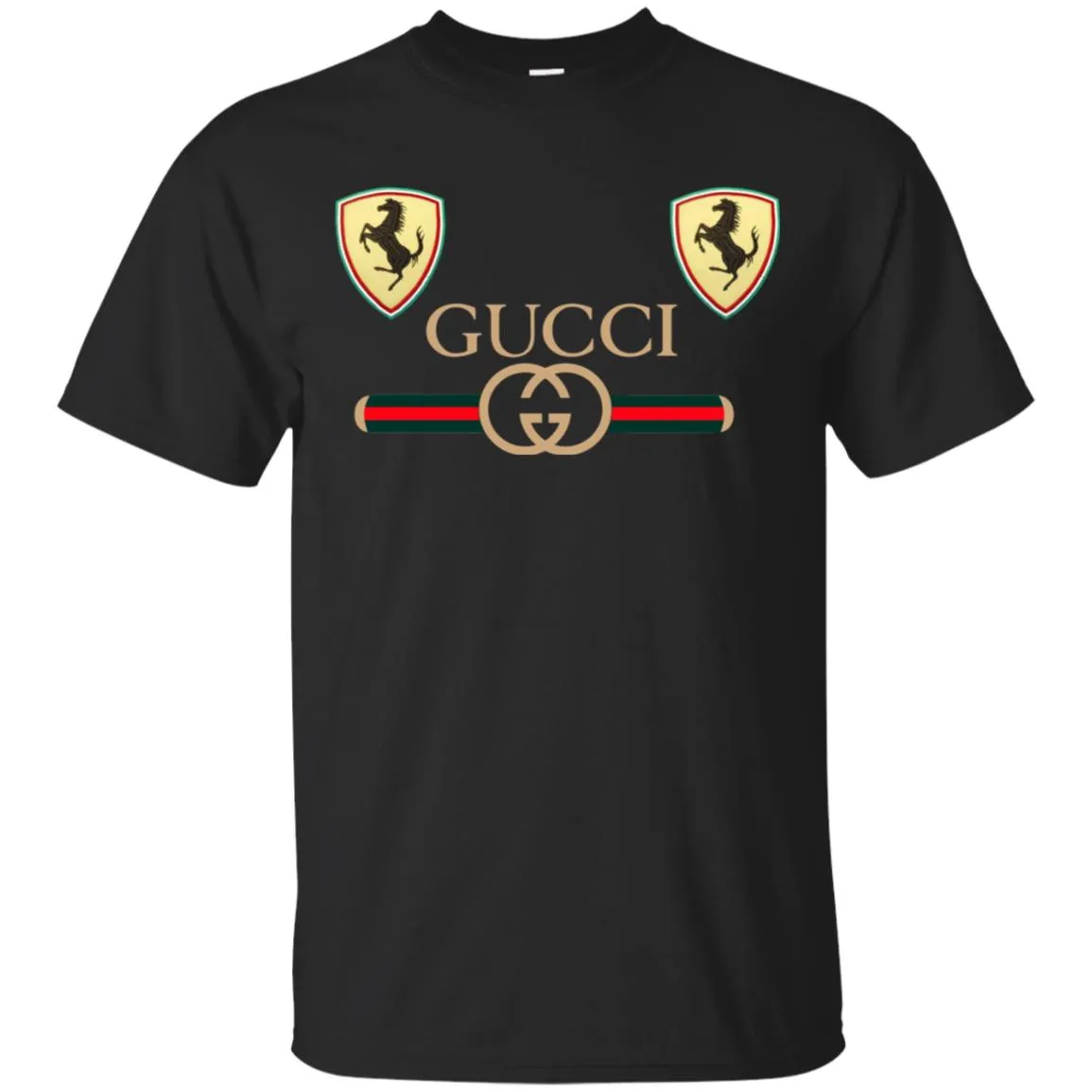 Best Gucci Ferrari New T-shirt Men Cotton T-Shirt