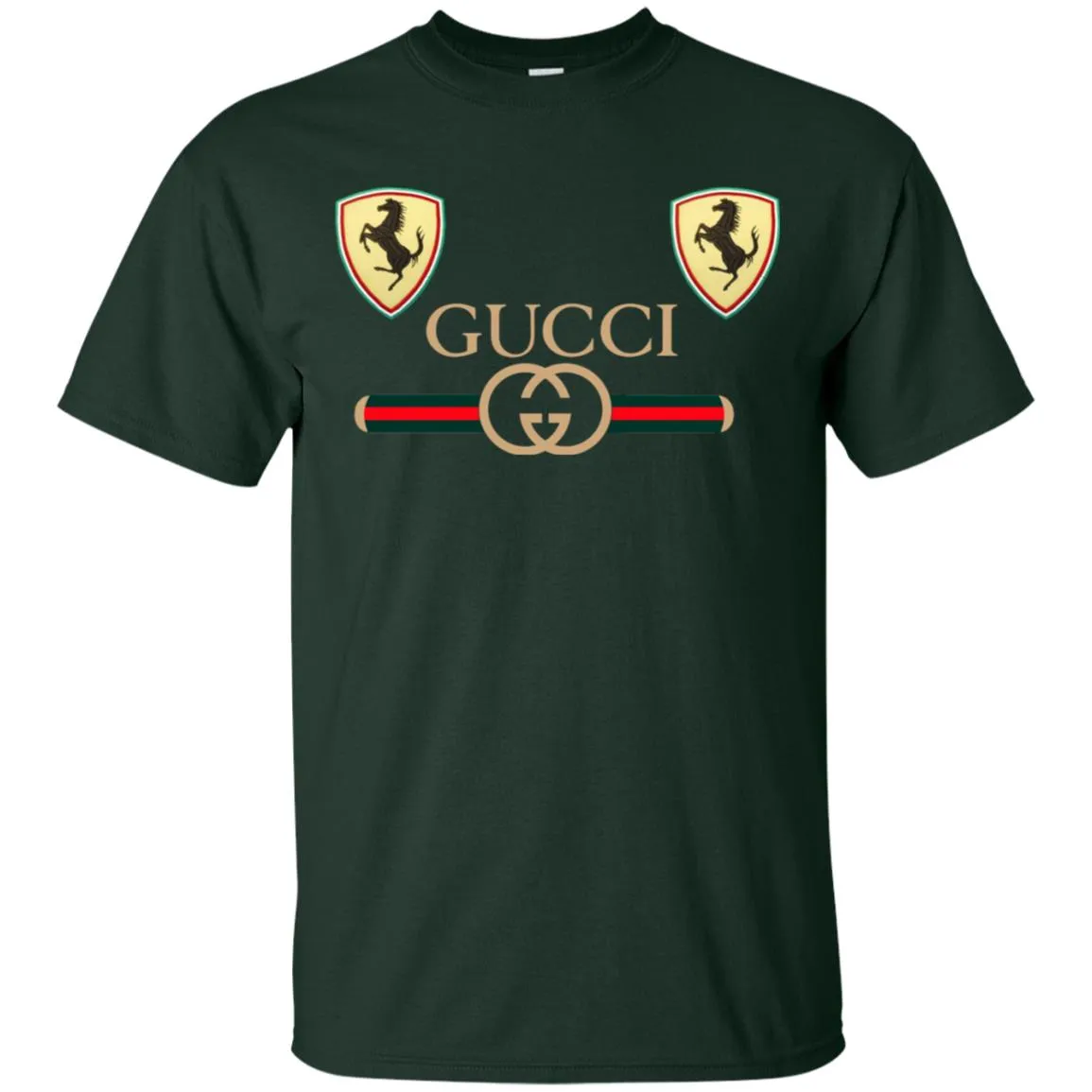 Best Gucci Ferrari New T-shirt Men Cotton T-Shirt