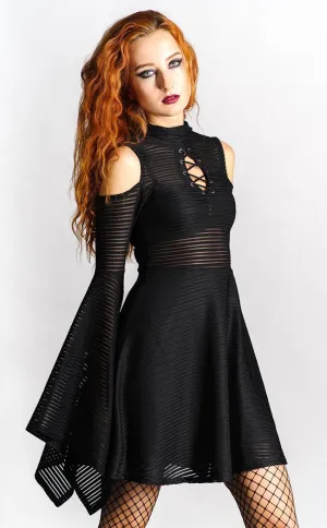 Between The Lines Skater Dress