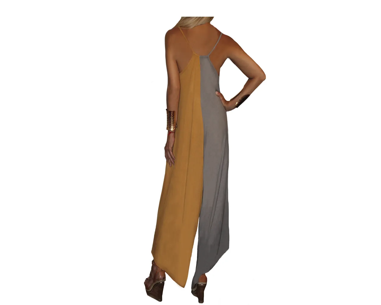 Bicolor Tuscan Sun Jumpsuit   - The St. Barth