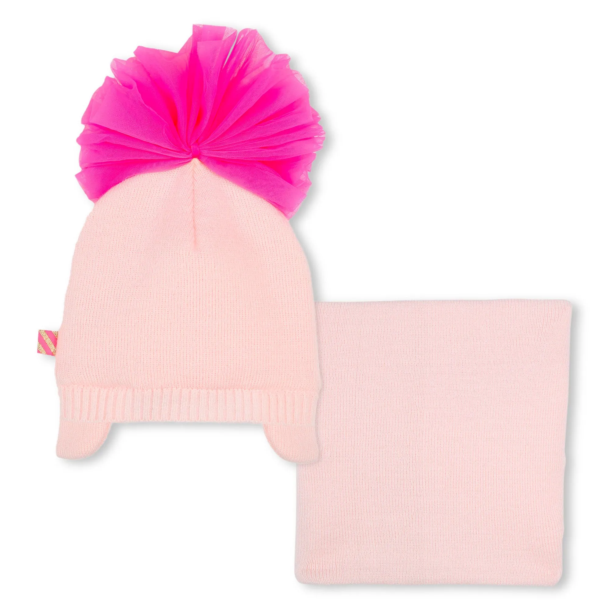 Billieblush Pull On Hat Snood - Pink Pale