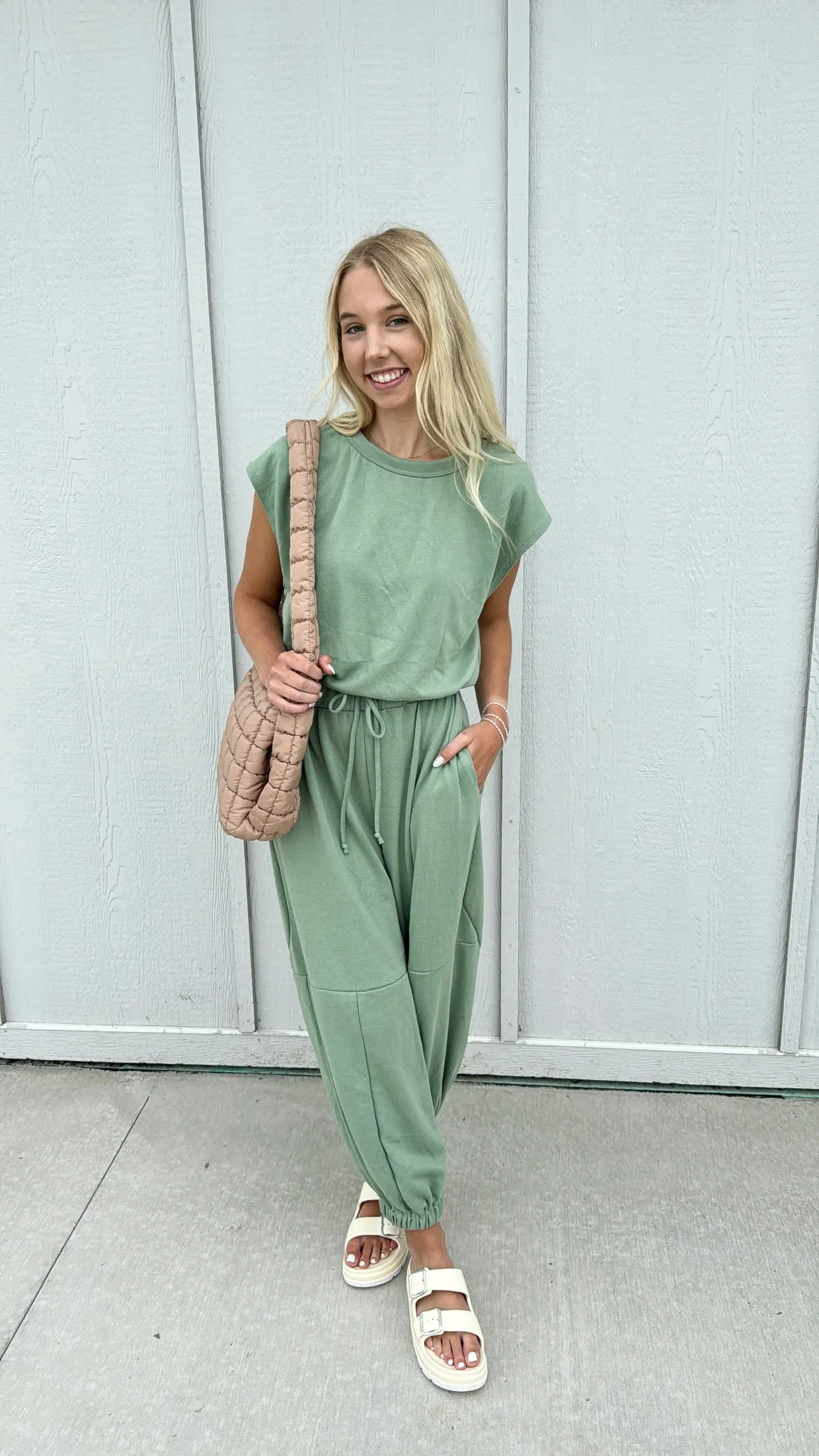 BILLINGS SAGE JUMPSUIT BY IVY & CO