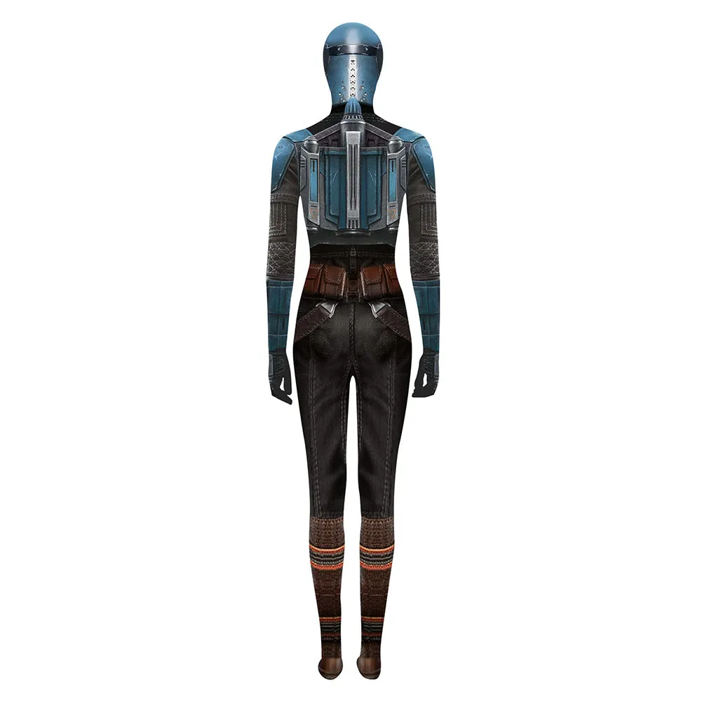 Bo-Katan Kryze Cosplay Costume Jumpsuit Halloween Carnival Party Disguise Suit