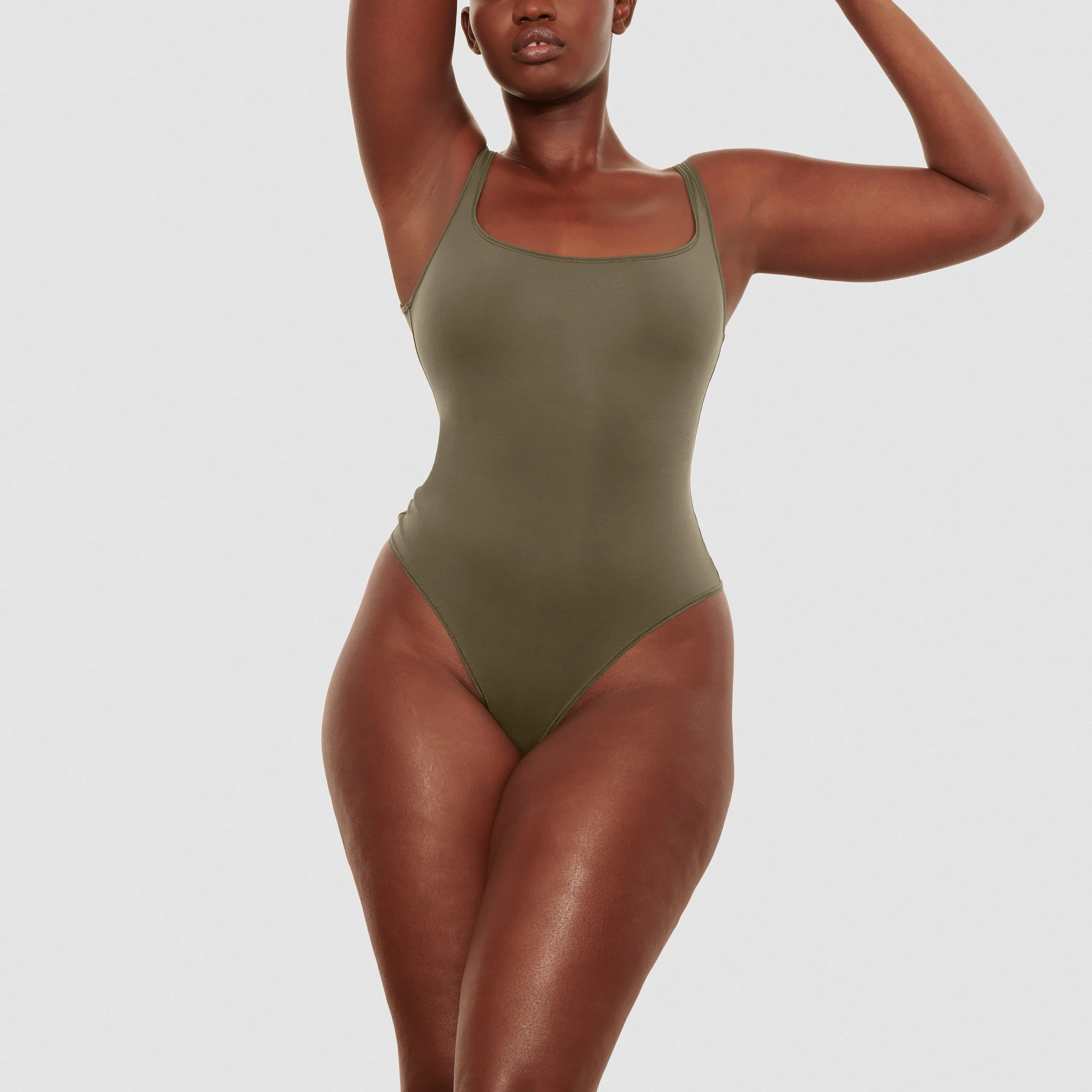 BODY BASICS SQUARE NECK BODYSUIT | DEEP SEA