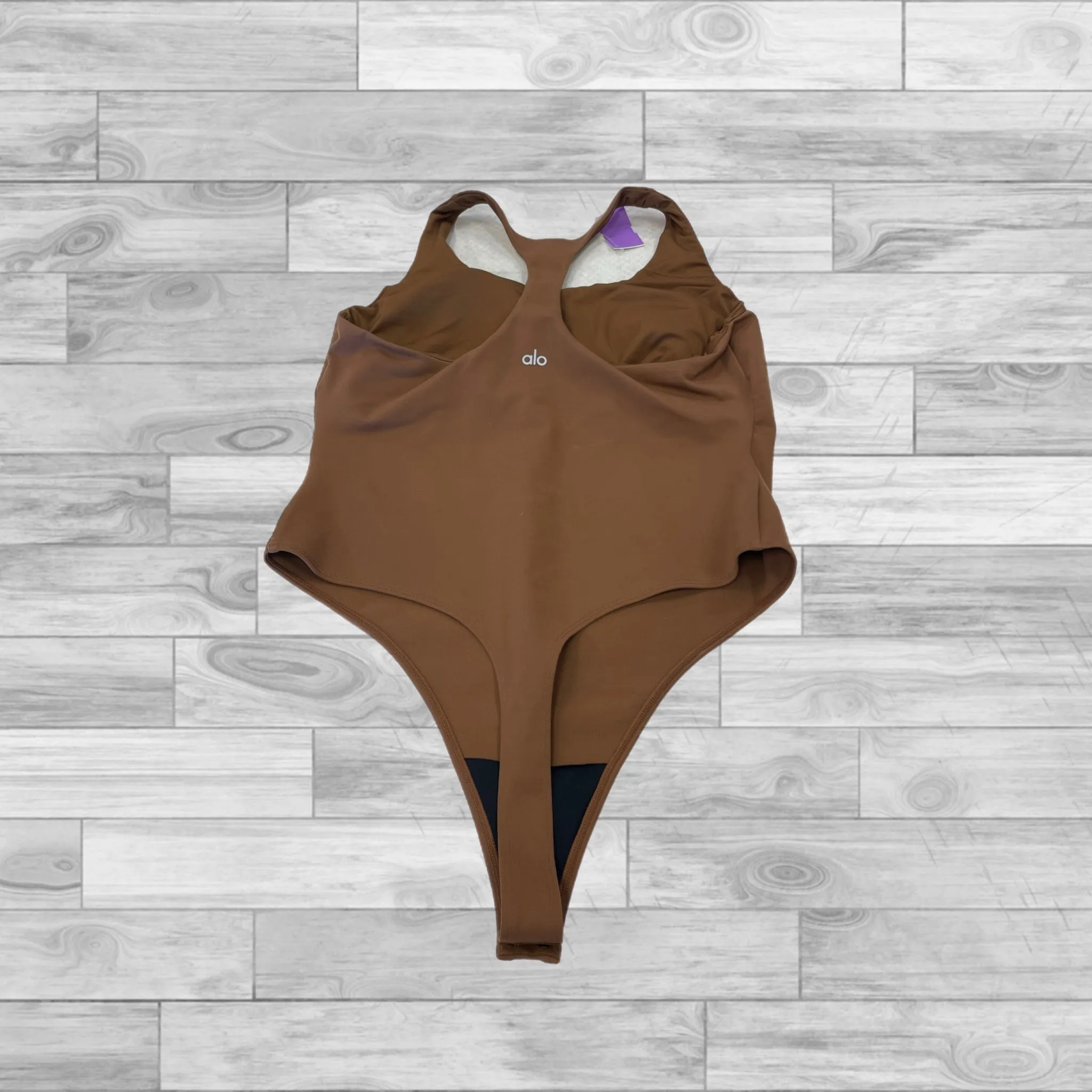 Brown Bodysuit Alo, Size Xl