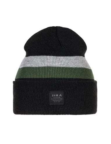 Bula Fall Striped Beanie Black