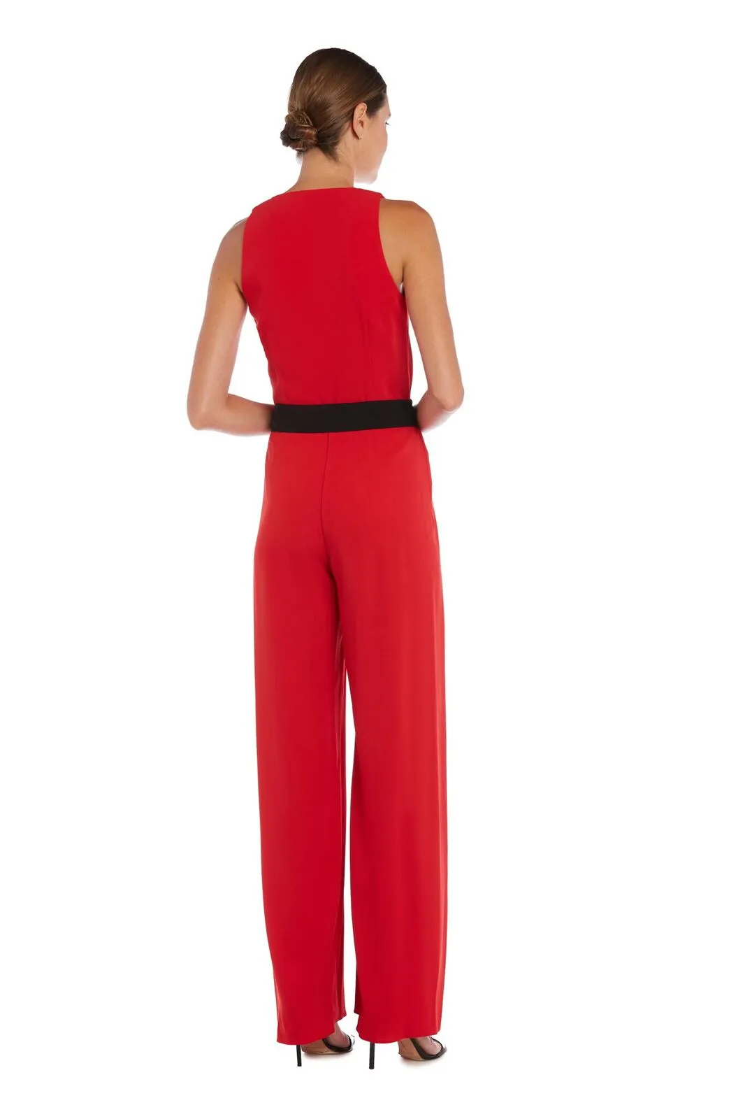 Button-down Jumpsuit with Belt