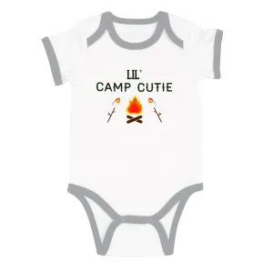 Camp Cutie Gray Trimmed Bodysuit