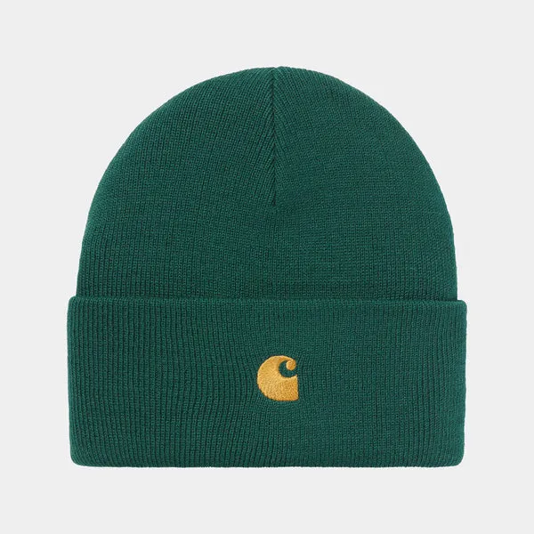 Carhartt WIP Chase Beanie - Chervil / Gold