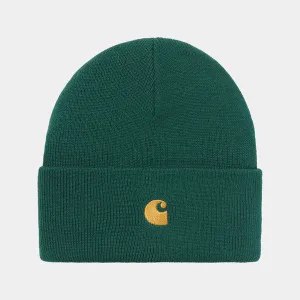 Carhartt WIP Chase Beanie - Chervil / Gold