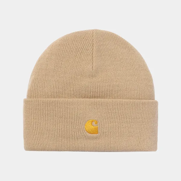 Carhartt WIP Chase Beanie - Sable / Gold