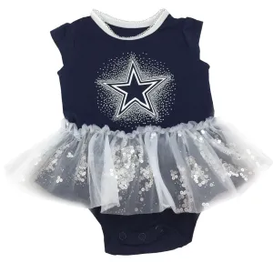 Cowboys Glittery Infant Tutu Bodysuit