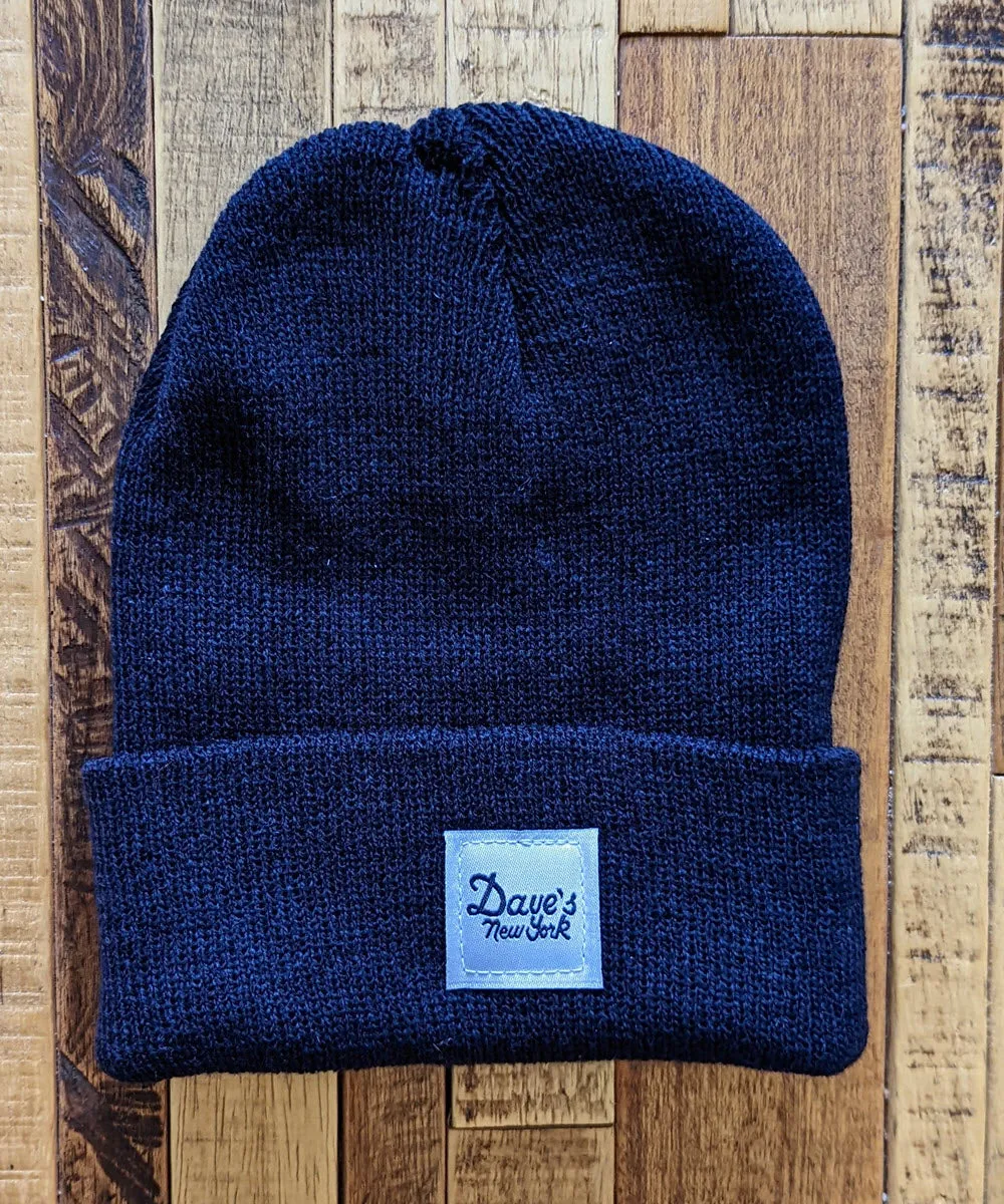 Dave&#39;s New York Kids&#39; &amp; Toddler Vintage Logo Beanie - Navy