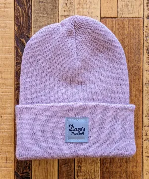 Dave&#39;s New York Kids&#39; Vintage Logo Beanie - Pale Rose