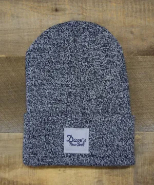 Dave&#39;s New York Vintage Logo Beanie - Navy Marl