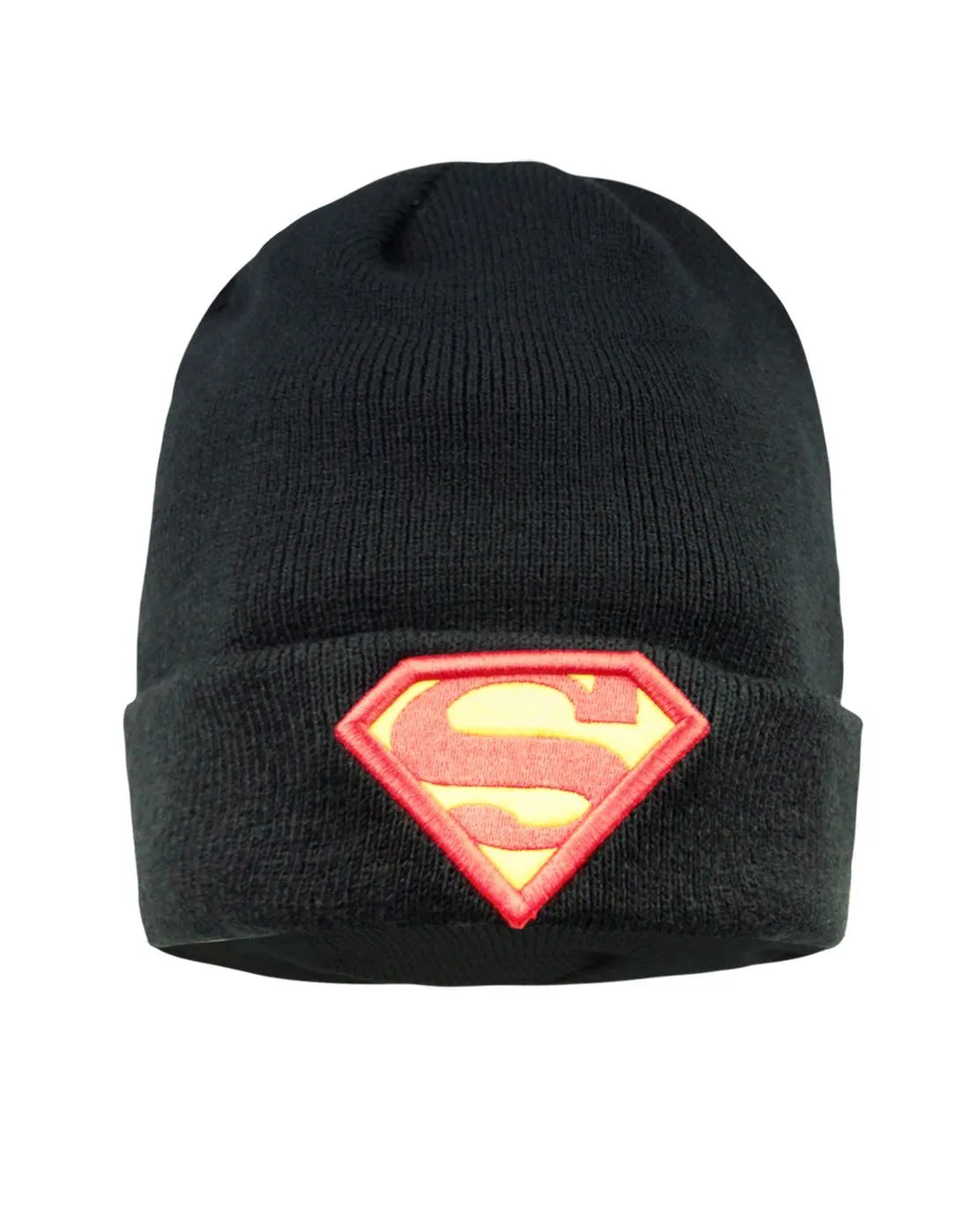 DC Comics Superman Black Beanie Hat