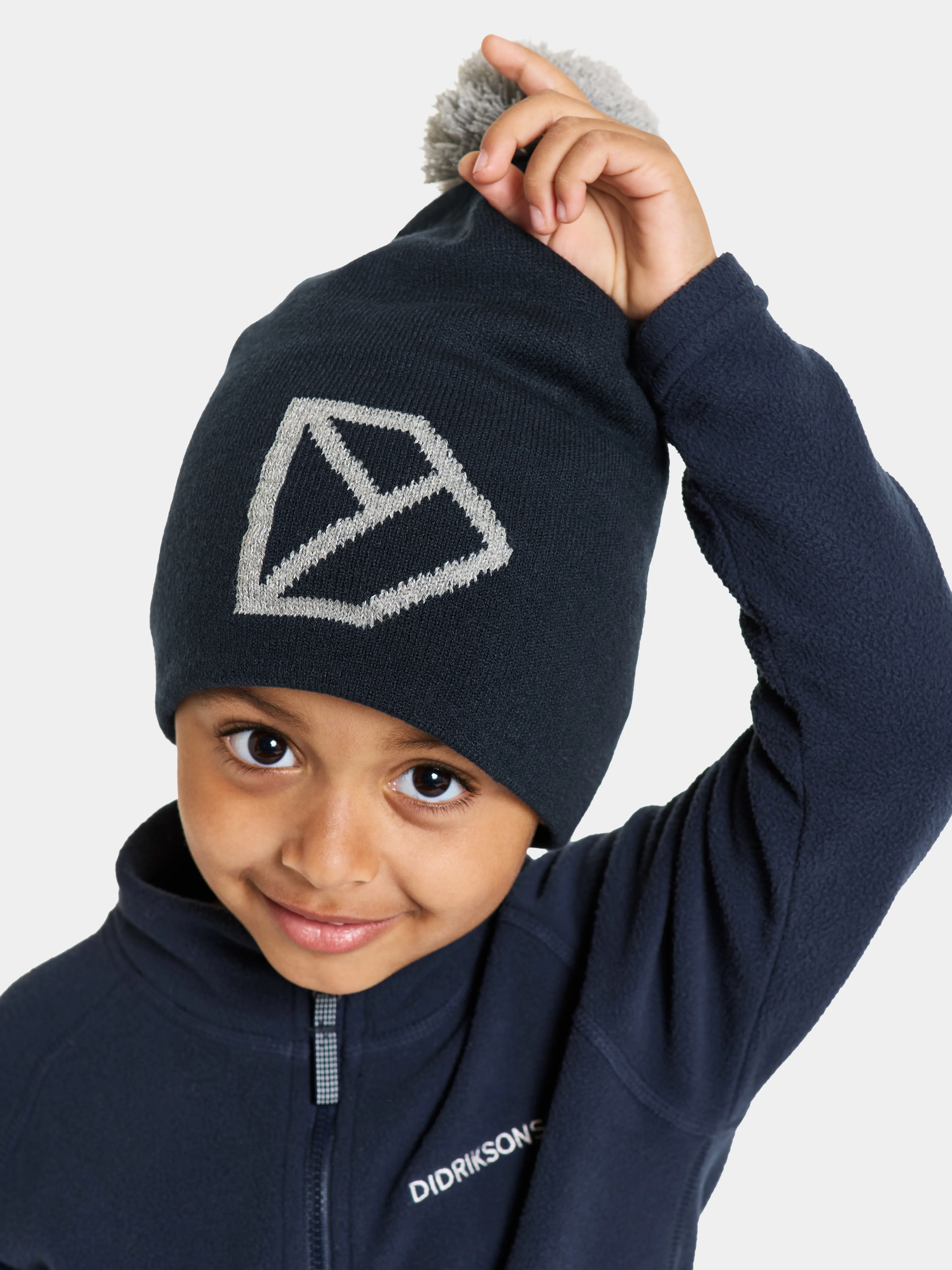 Didriksons Kids&#x27; Dropi Beanie Navy | Buy Didriksons Kids&#x27; Dropi Beanie Navy here | Outnorth