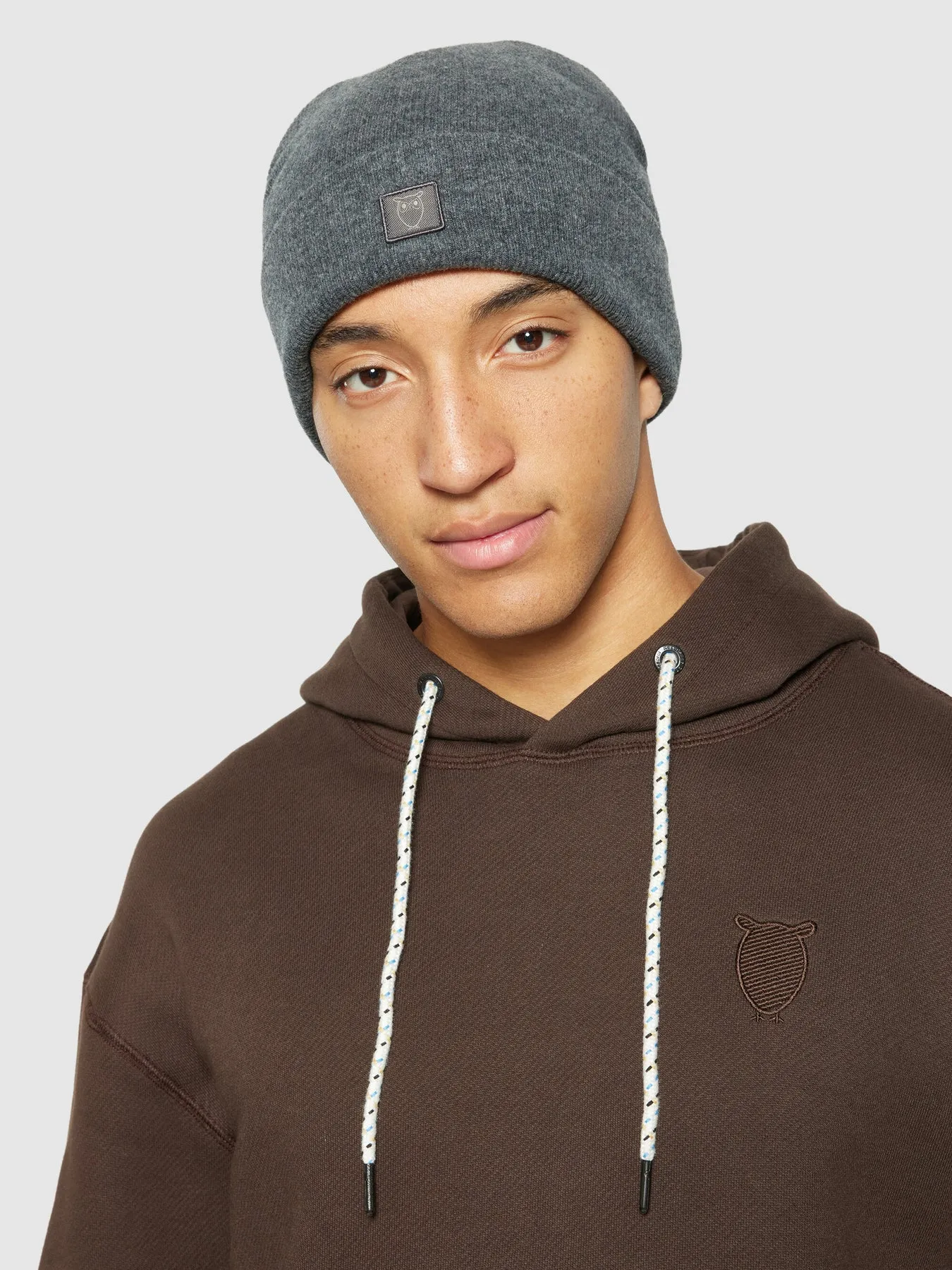 Double Layer Fine Merino Wool Beanie Made Of Organic Wool