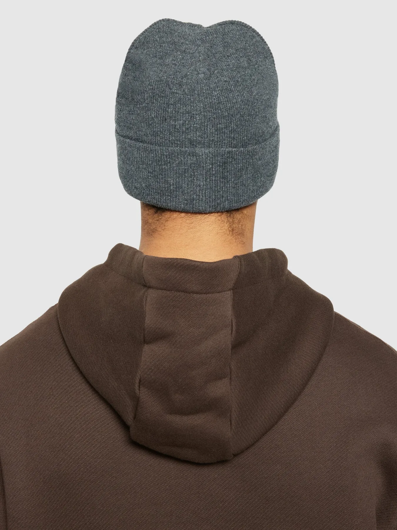 Double Layer Fine Merino Wool Beanie Made Of Organic Wool