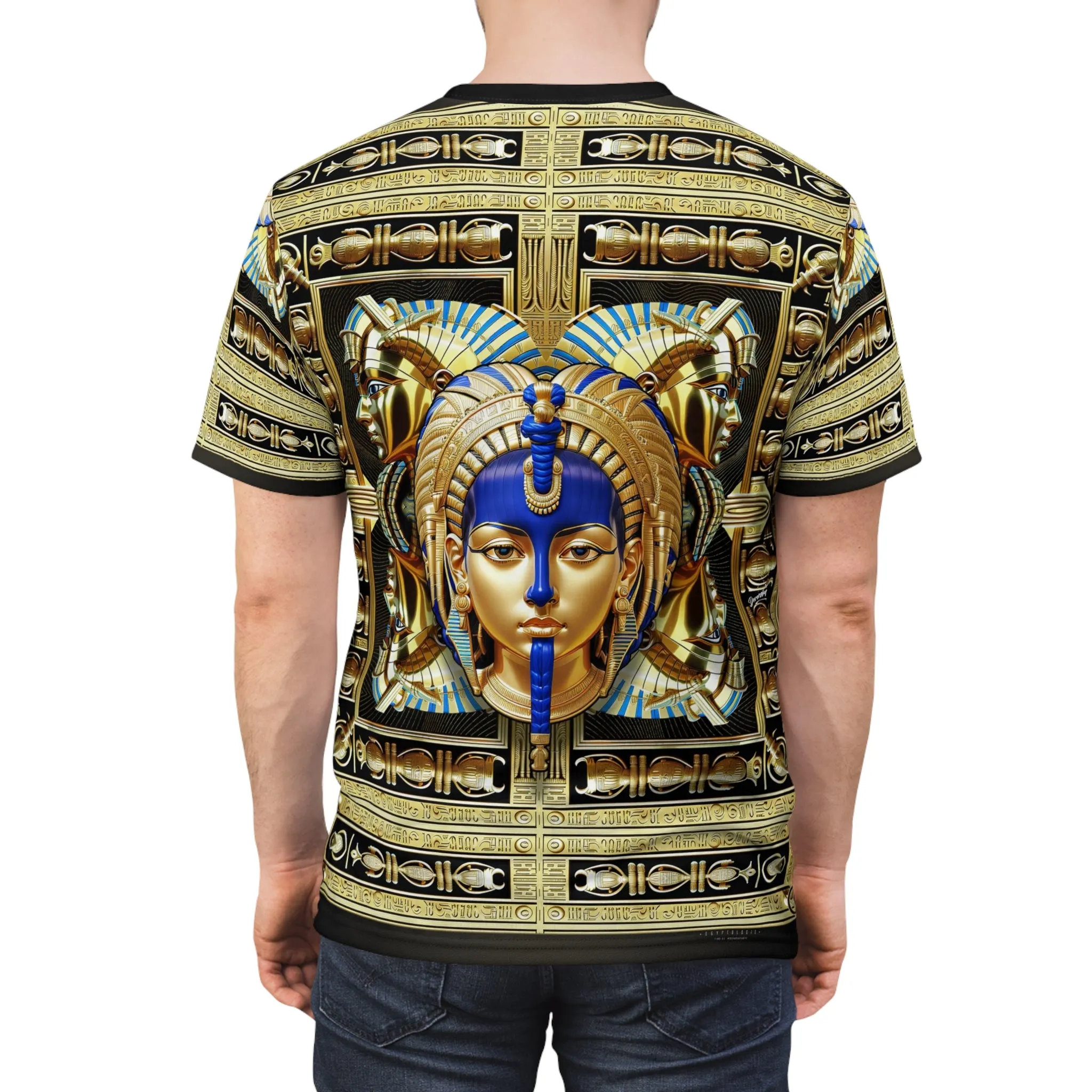 Egyptian Pharaoh T-Shirt Unisex All Over Print Tee Ancient Egyptian Art Unisex T-Shirt  | D20200