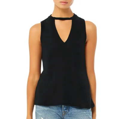 Essential cut-neck tank