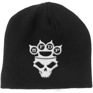 Five Finger Death Punch Beanie: Knuckle-Duster Logo & Skull