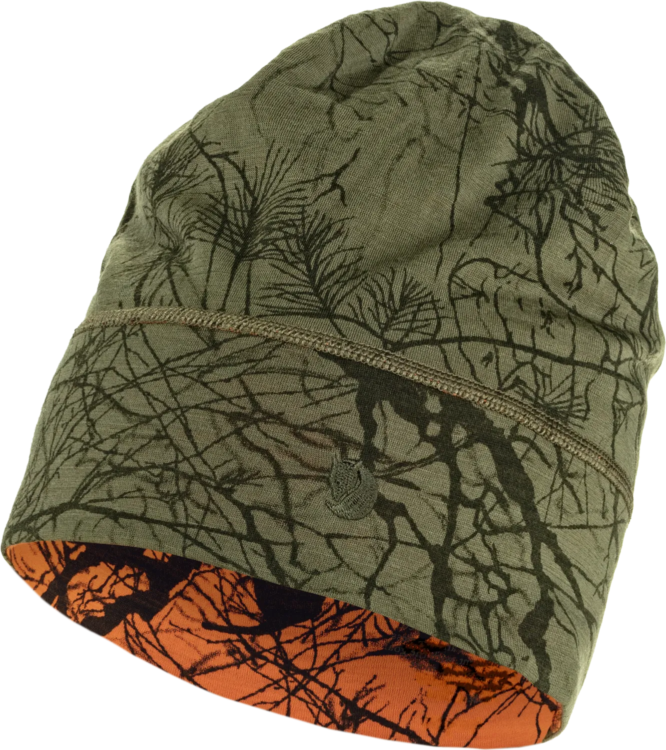 Fjällräven Lappland Beanie Green Camo-Orange Multi Camo | Buy Fjällräven Lappland Beanie Green Camo-Orange Multi Camo here | Outnorth