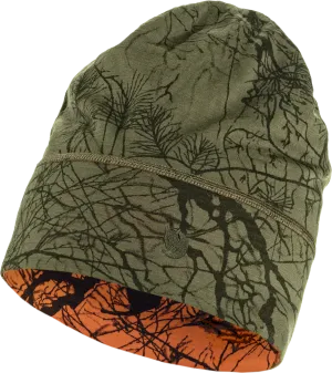 Fjällräven Lappland Beanie Green Camo-Orange Multi Camo | Buy Fjällräven Lappland Beanie Green Camo-Orange Multi Camo here | Outnorth