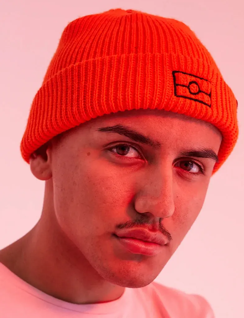 FLAG BEANIE - ORANGE