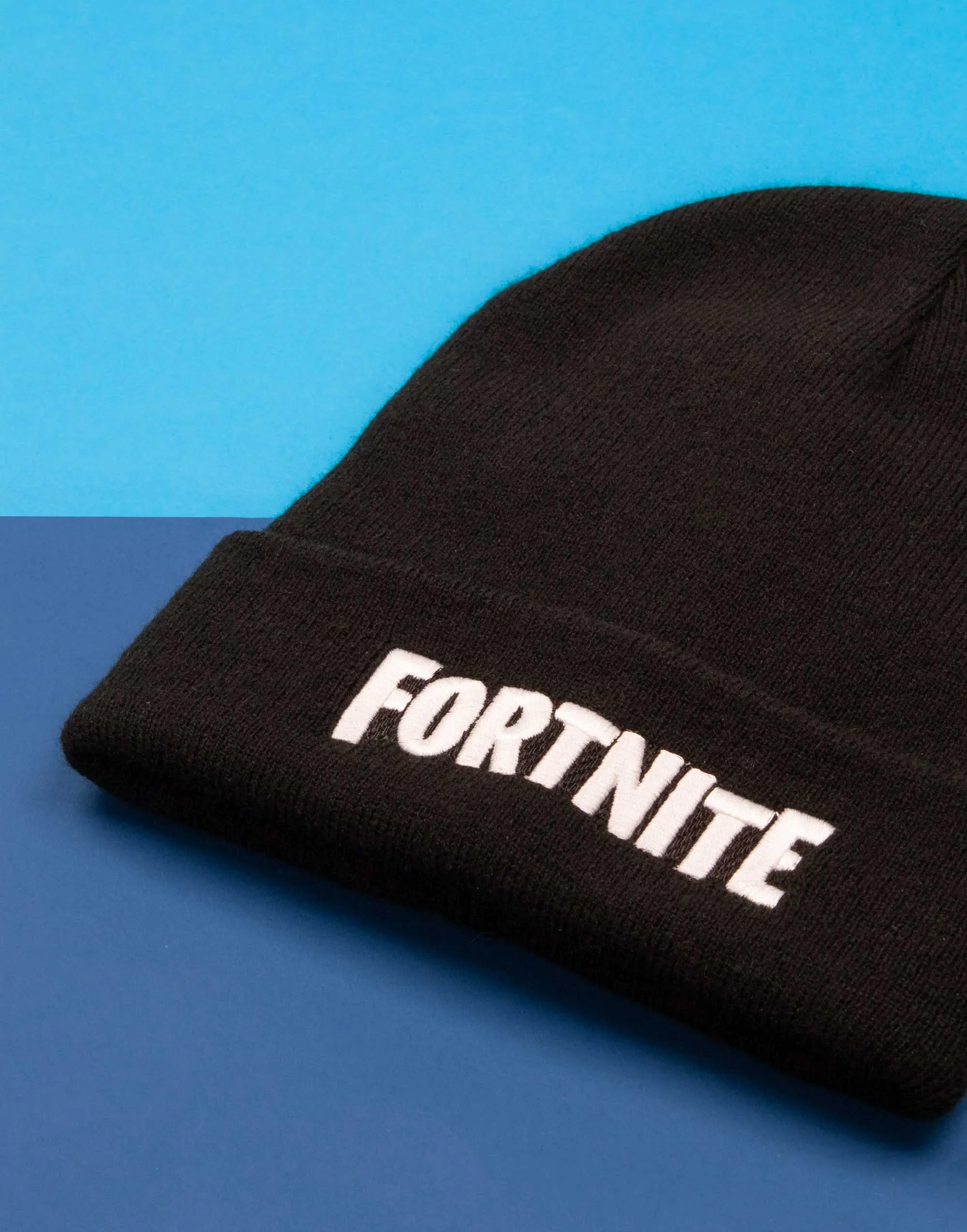 Fortnite Beanie For Kids Game Logo - Black