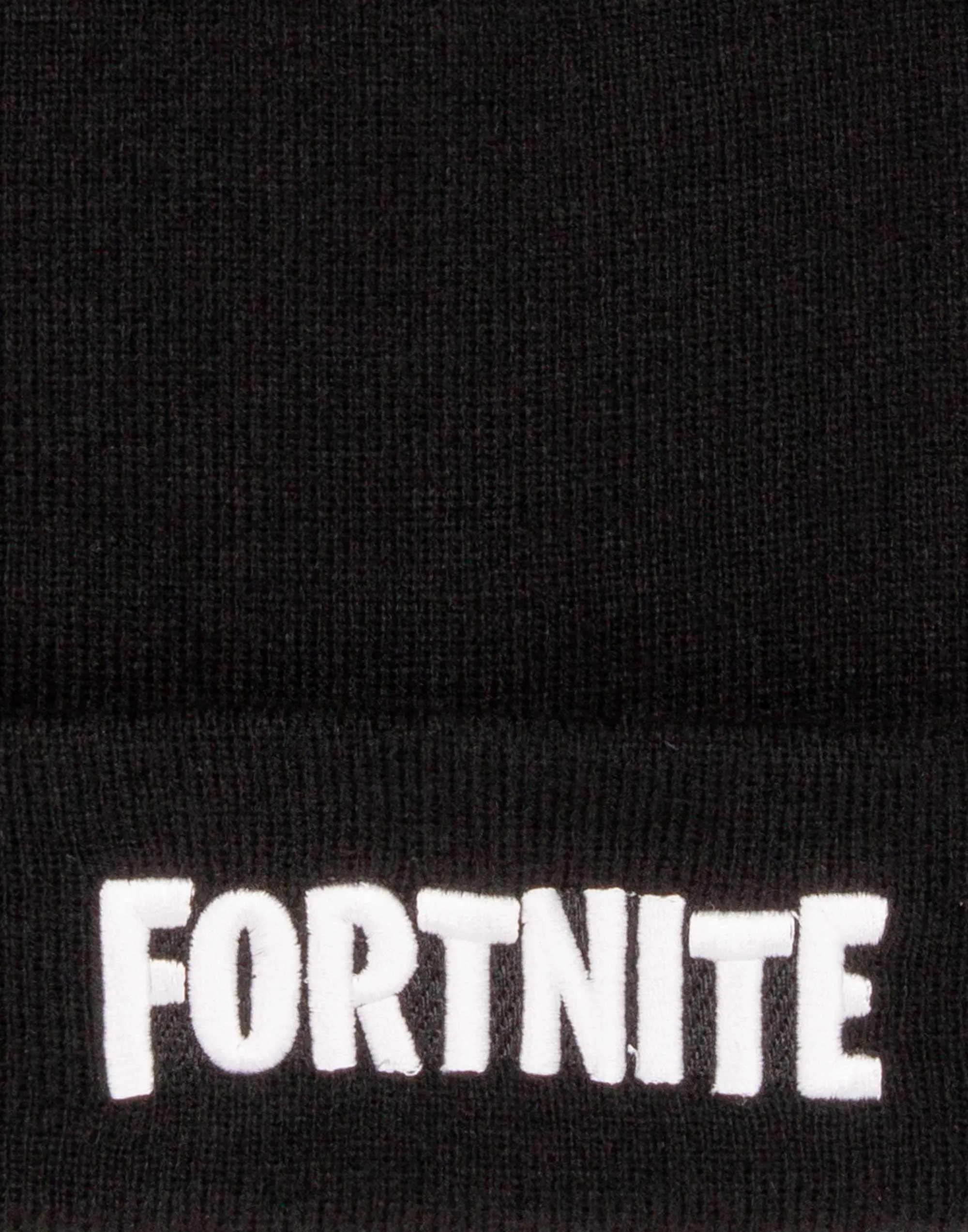 Fortnite Beanie For Kids Game Logo - Black