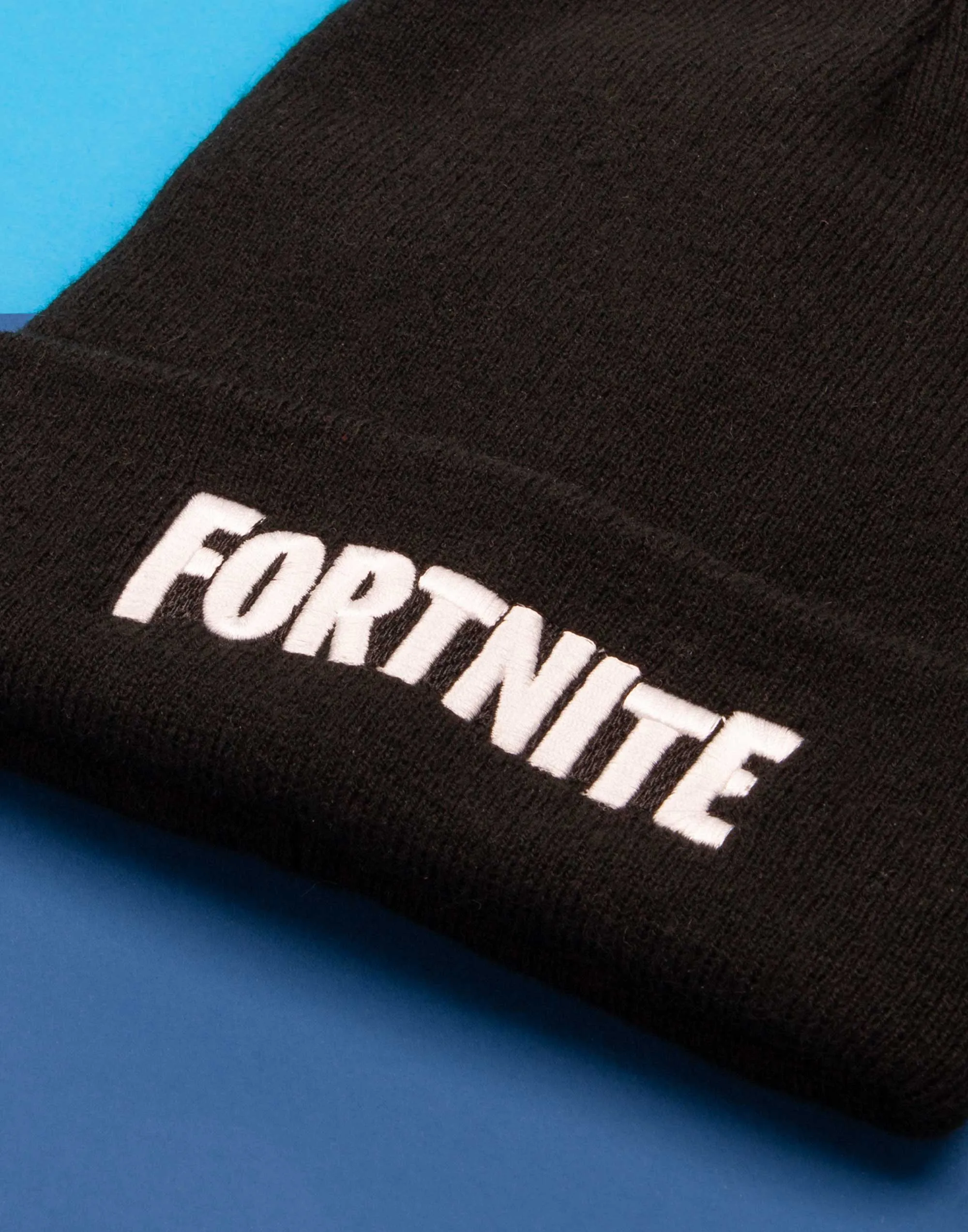 Fortnite Beanie For Kids Game Logo - Black