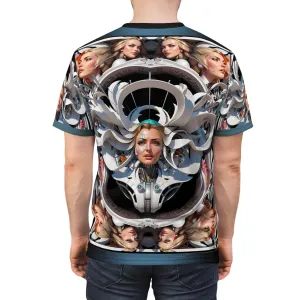 Futuristic Art Unisex T-Shirt All over Print Tee Cosmic Goddesses Unisex T-Shirt | D20203